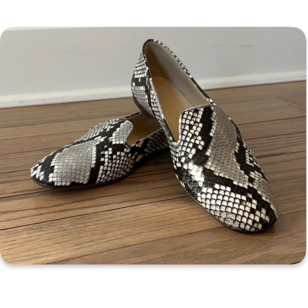 J Crew Snakeskin Patterned Women's Loafers